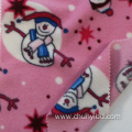 Polar fleece fabric both side brushed one side anti pilling printed fabric for garments